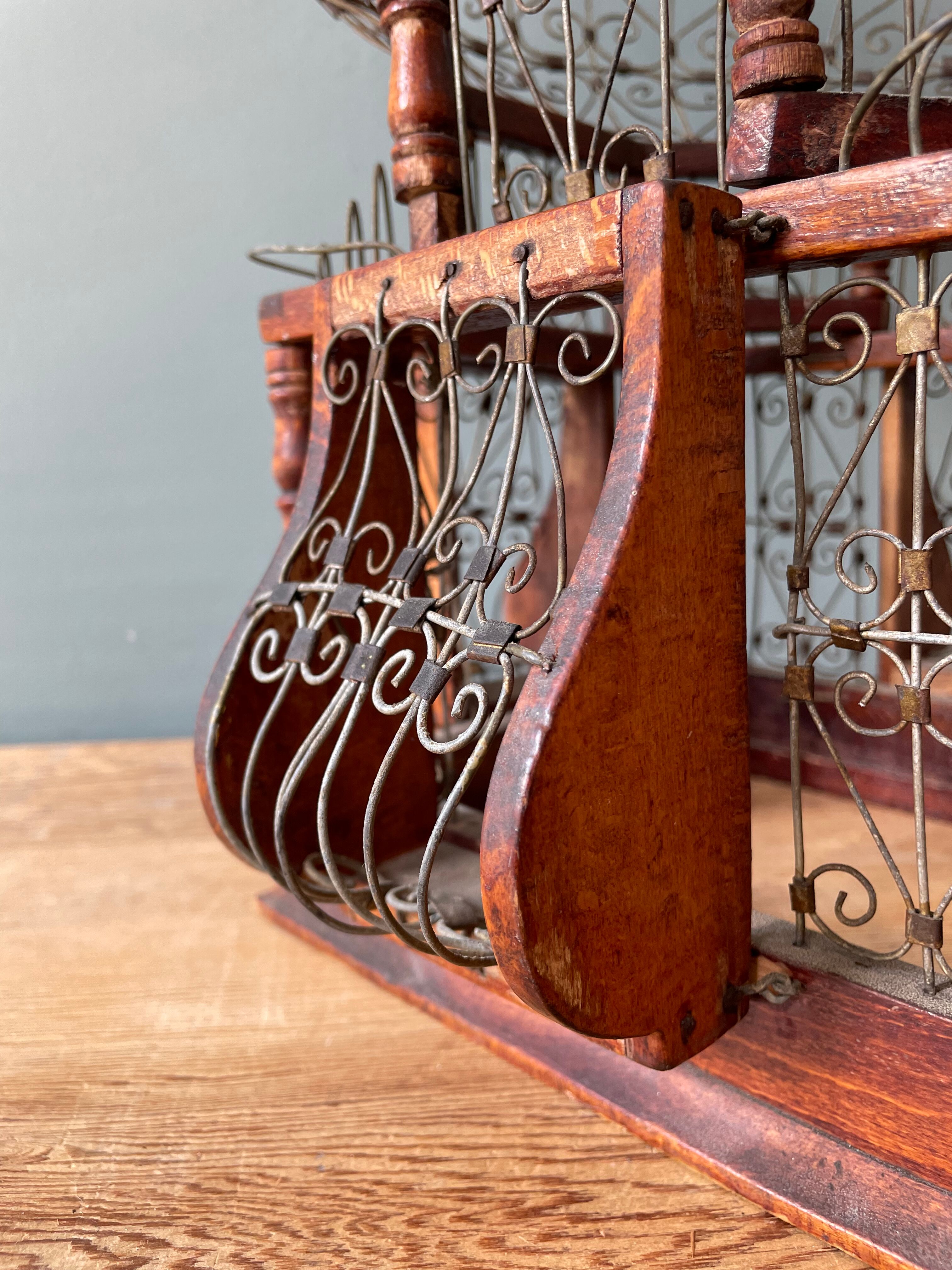 Old oriental bird cage