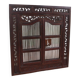 Large Indonesian shutter window mirror 120 x 130