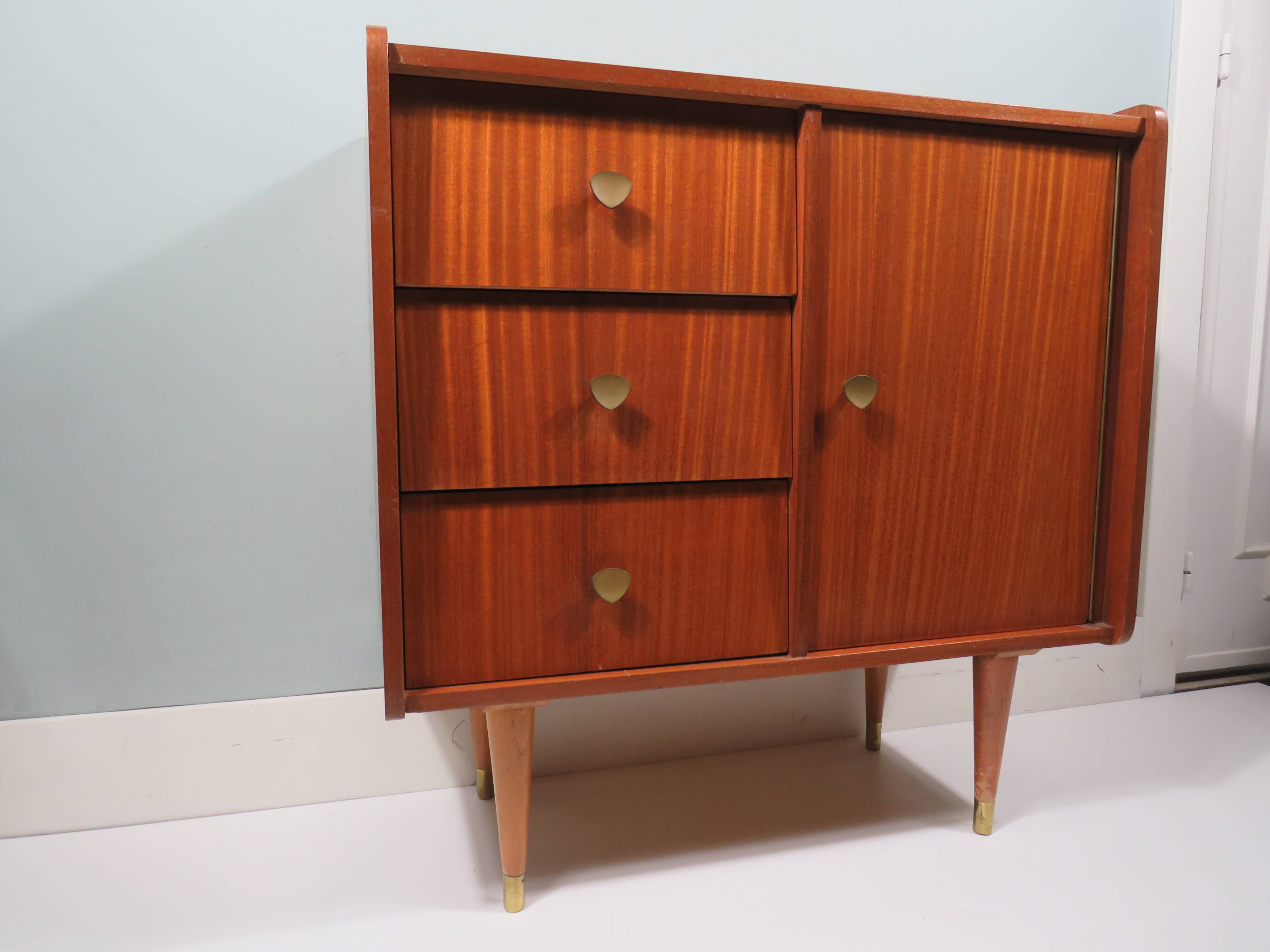 Wooden sideboard, 1960s