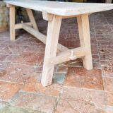 Banc en chêne massif, Rustique,Brut.