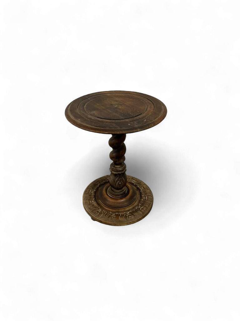 Vintage wooden side table / plant table / table base