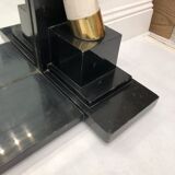 Versailles collection table console éléphant fausse défense ébène miroir verre années 1970