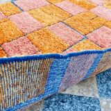 Handmade colourful rug from the Atlas Mountains 3/2m