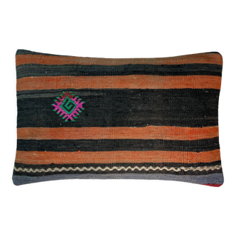 Vintage Turkish Kilim Cushion Cover, 30 x50