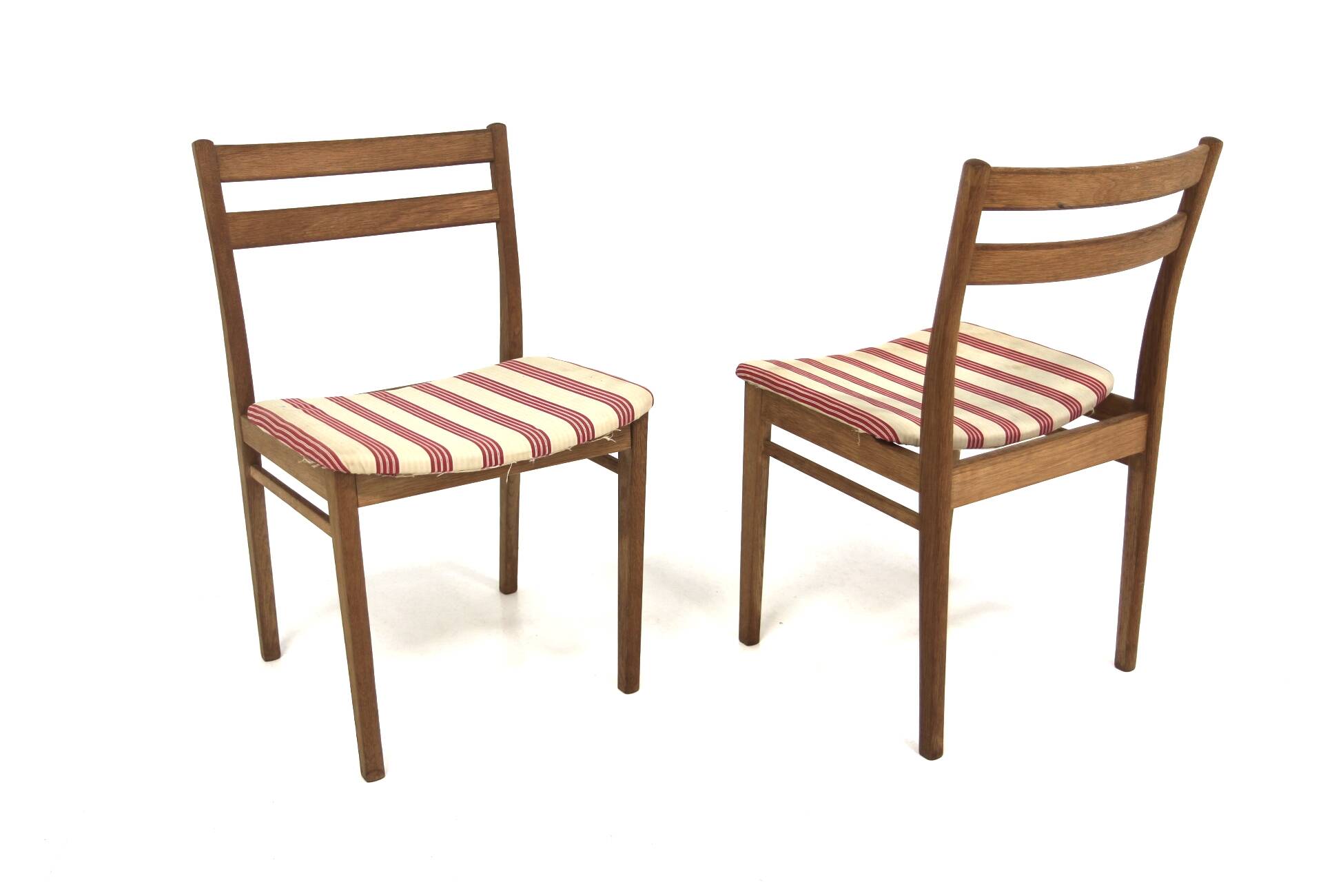 Set of 2 Scandinavian oak chairs, Henri Rosengren, Denmark, 1960