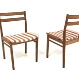 Set of 2 Scandinavian oak chairs, Henri Rosengren, Denmark, 1960