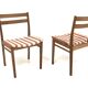 Set of 2 Scandinavian oak chairs, Henri Rosengren, Denmark, 1960