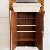 Walnut wardrobe, early 20th century