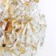 Magnificent pair of crystal wall lights by Kinkeldey, Germany, 1970s.
