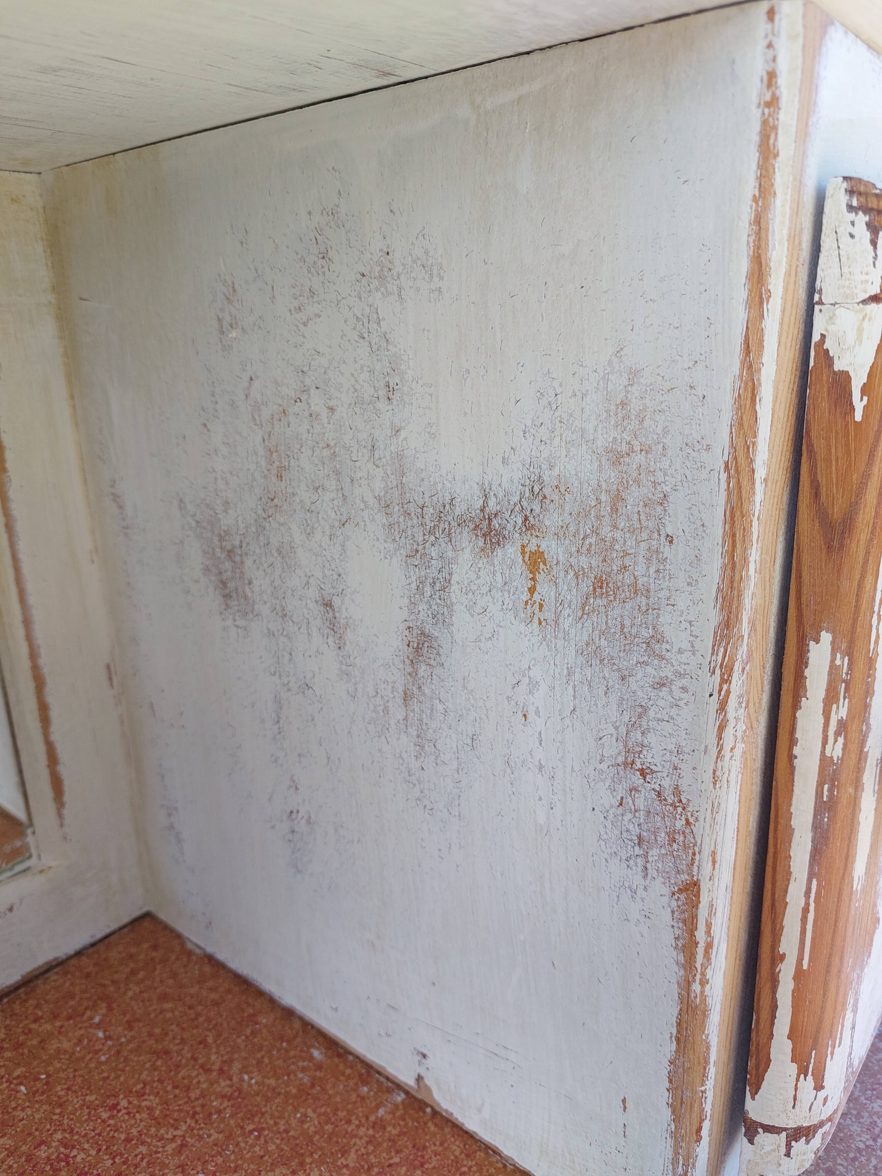 Mado chippy paint white sideboard