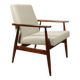 Scandinavian Lounge Chair Bouclè Beige Classic Design