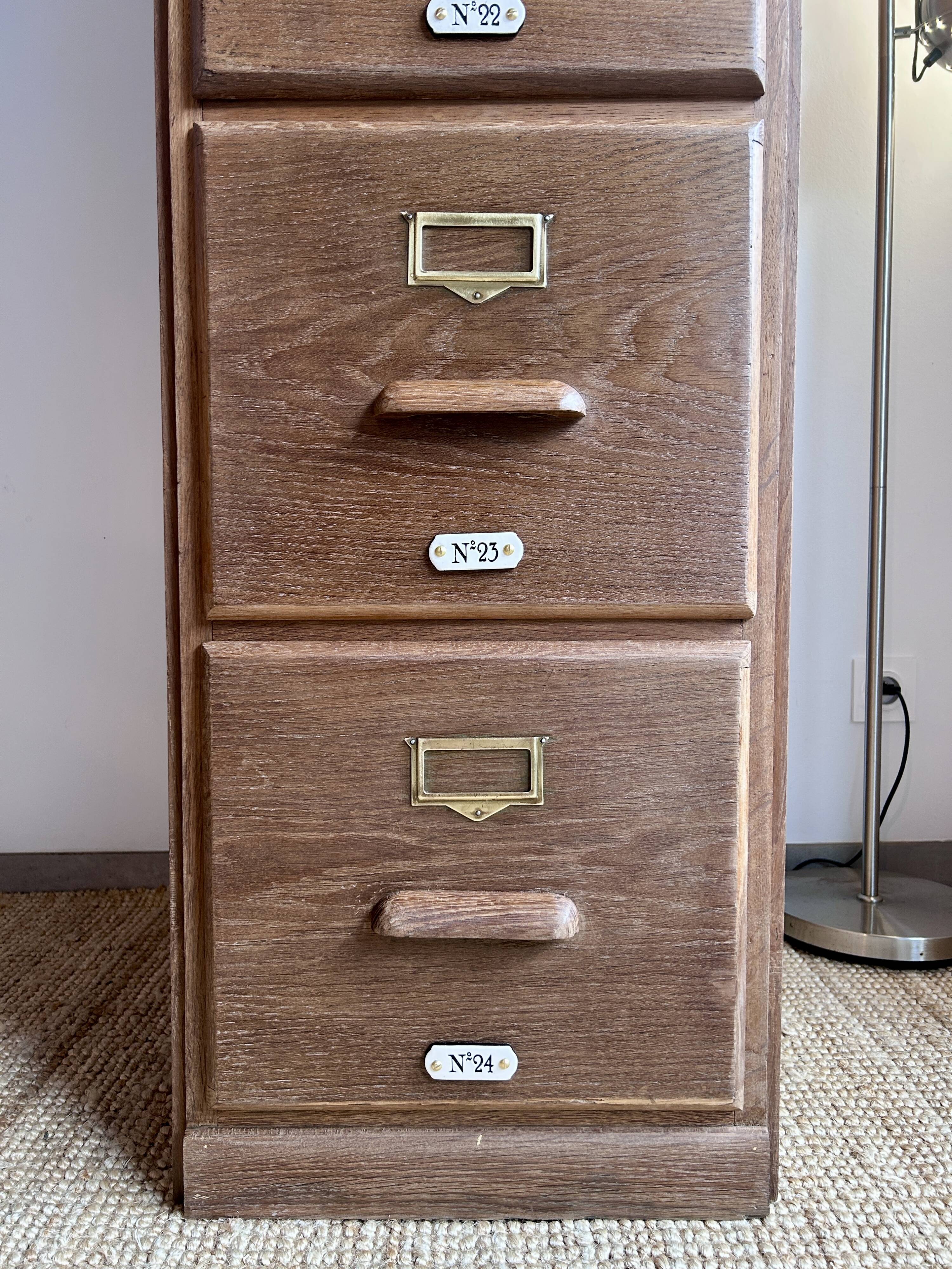 American oak filing cabinet circa 1920