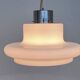 Design white glass pendant by Karel Volf, Czechoslovakia, 1970s