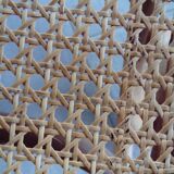 Rocking chair with caning