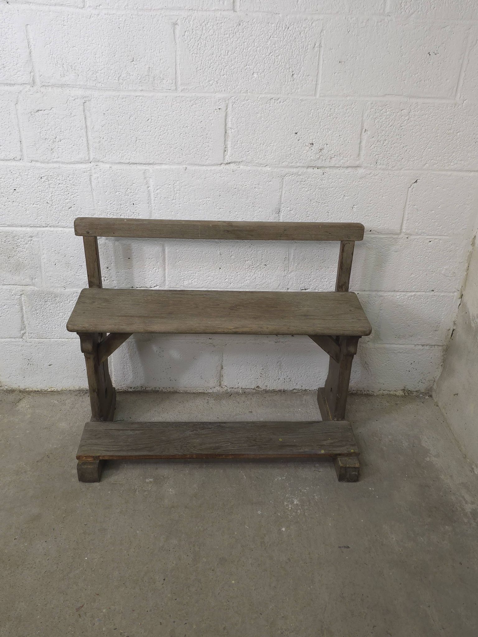 Old school desk from the early 20th century.