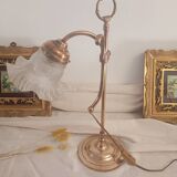 Brass desk lamp