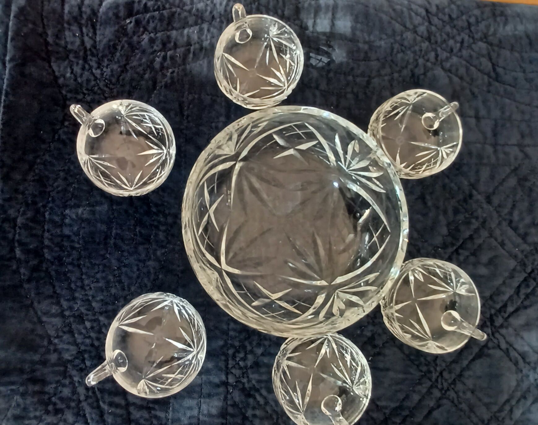 Cristal Saint Louis cream service