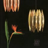 Suspension vintage danoise Kastor par Jo Hammerborg, Fog og Morup, 1963