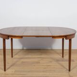 Mid-Century Teak Dining Table and Chairs Set by Hans Olsen for Frem Røjle.