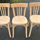 Set of 6 Baumann chairs No. 43, raw wood, ready to paint or sand