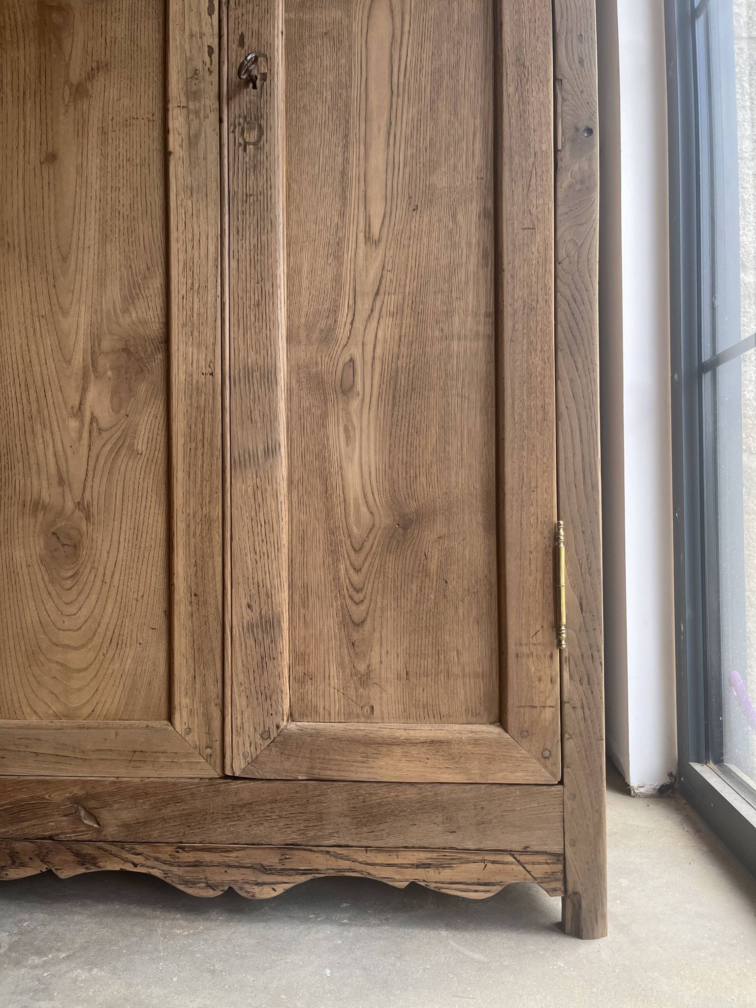 Antique chestnut wardrobe
