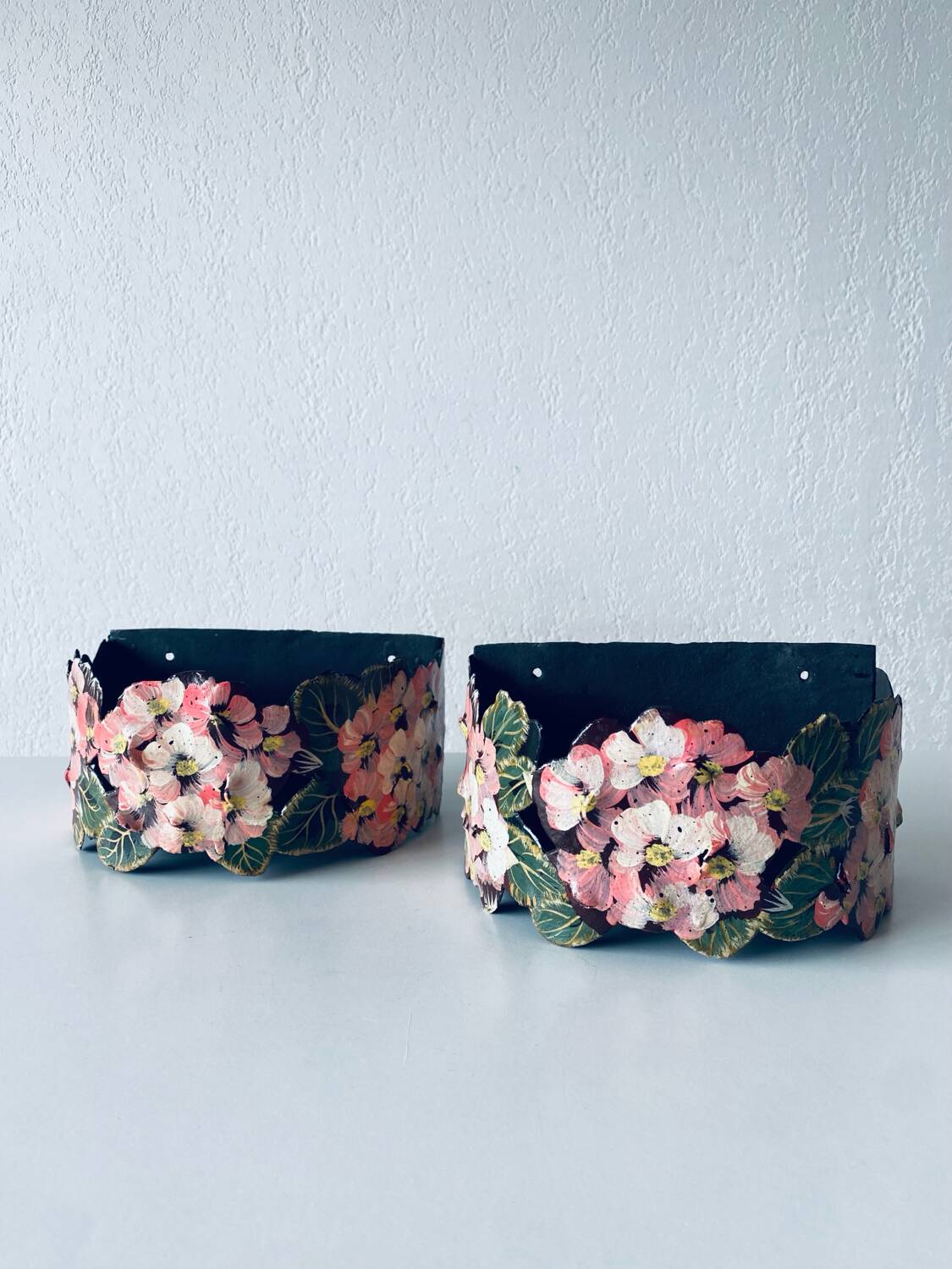 Antique wall planter