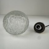 Lot of 3 vintage round glass pendants