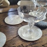 70's mother-of-pearl coaster