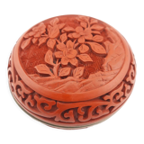 Chinese cinnabar lacquer box, vintage