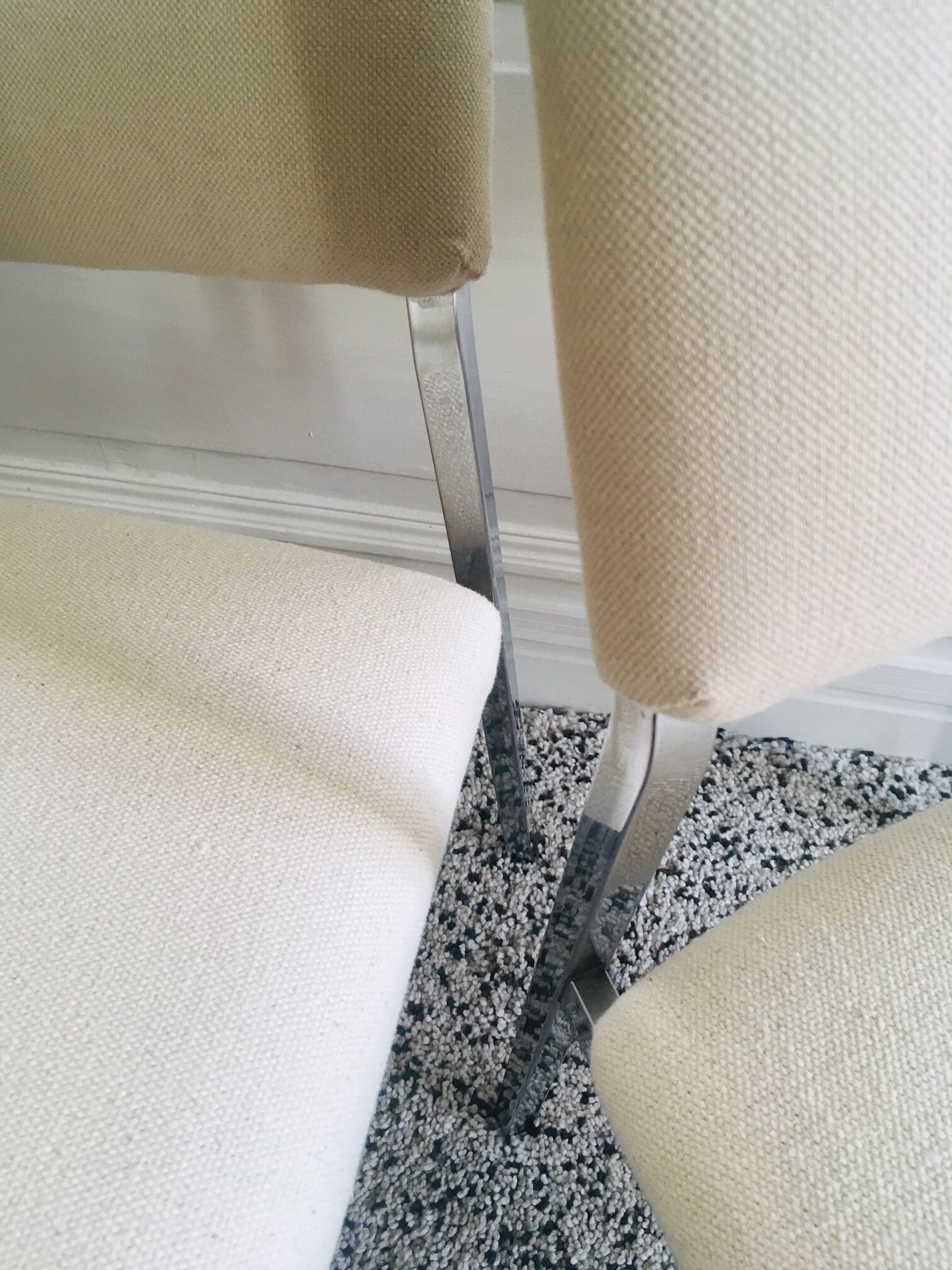 Pair of seats wide vintage