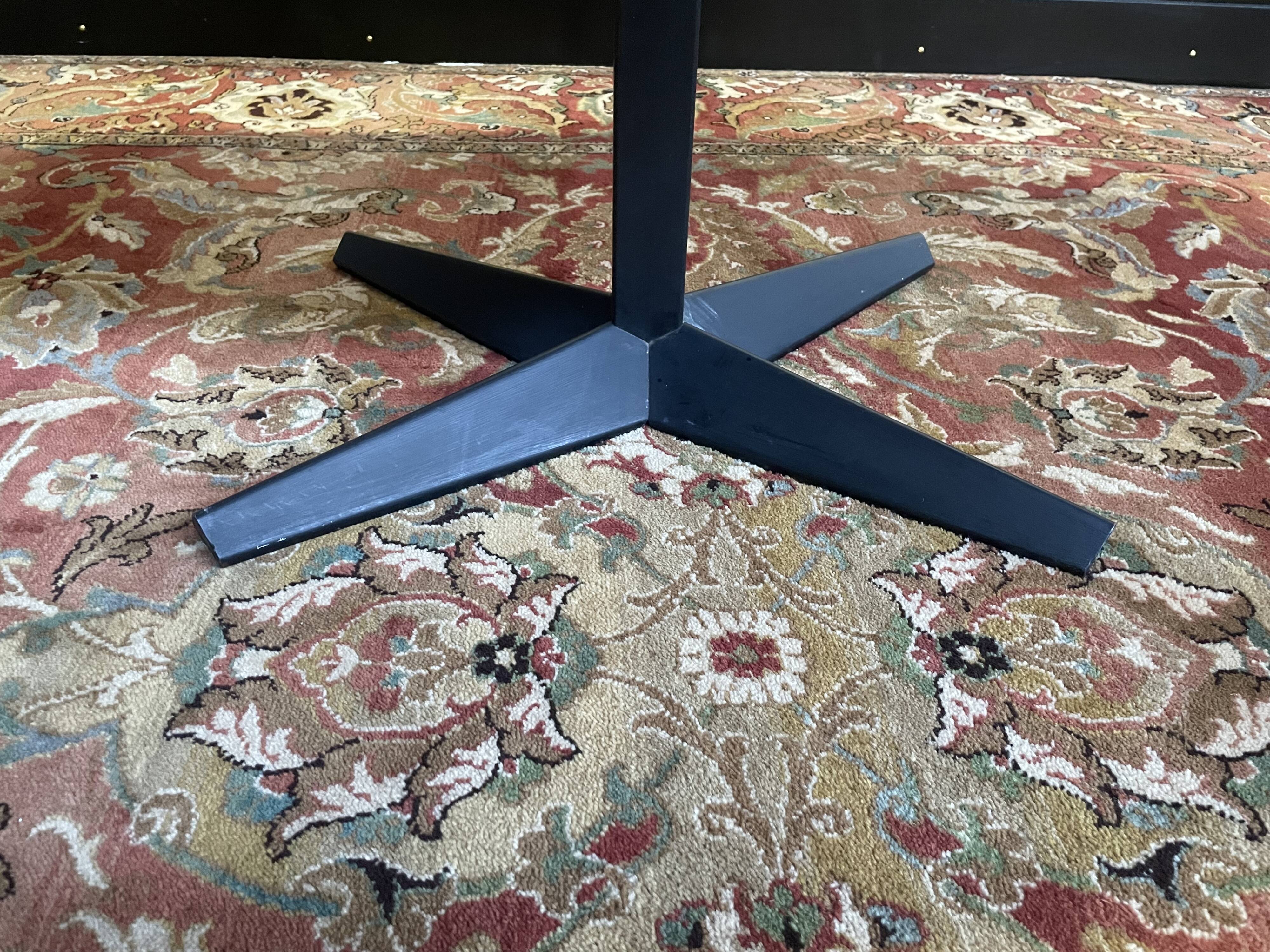 Table with central foot 1970