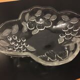 Plat en verre motif fruits
