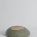 Midcentury-Modern Handmade Stoneware Bowl with Abstract Motif, 1960s