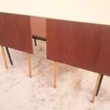 Large Scandinavian teak table by Cees Braackman (10/12 guests)
