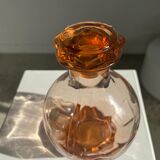 Pink glass liqueur decanter