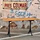 Table bistrot ancienne  pieds fonte