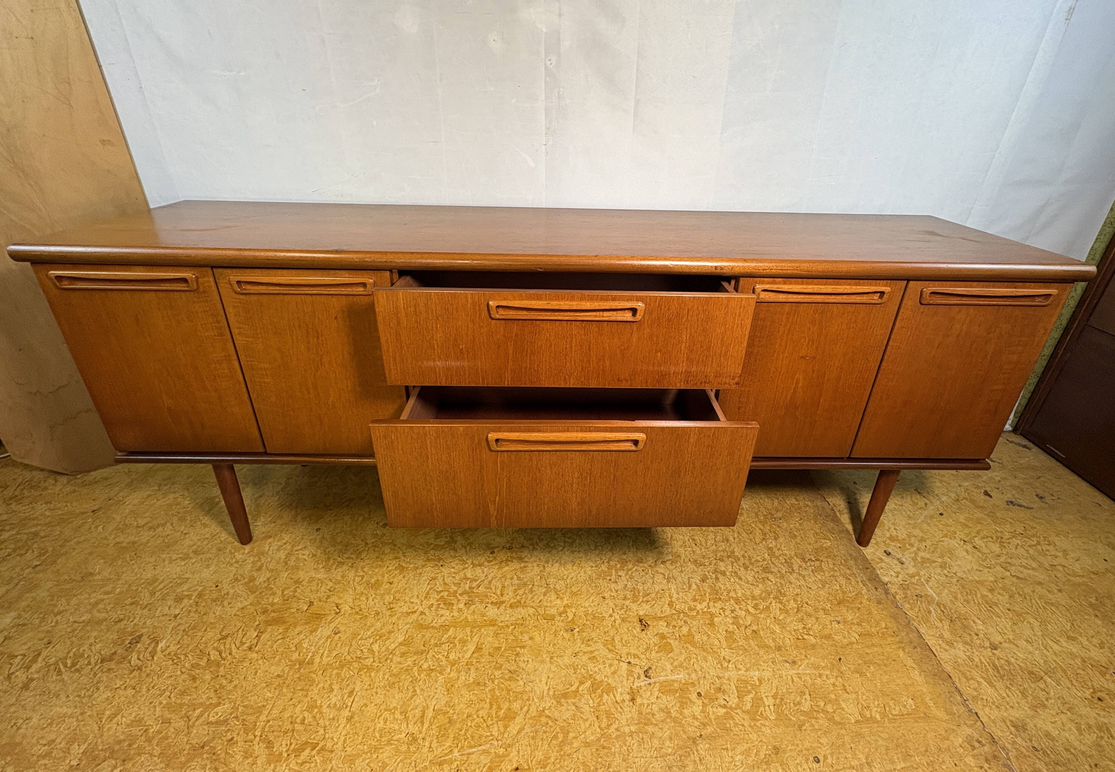 Vintage Meredew Teak Sideboard | 1960s | Mid-Century British Design  A beau