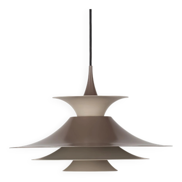 Danish vintage Radius pendant lamp by Erik Balslev, Fog og Morup, 1977