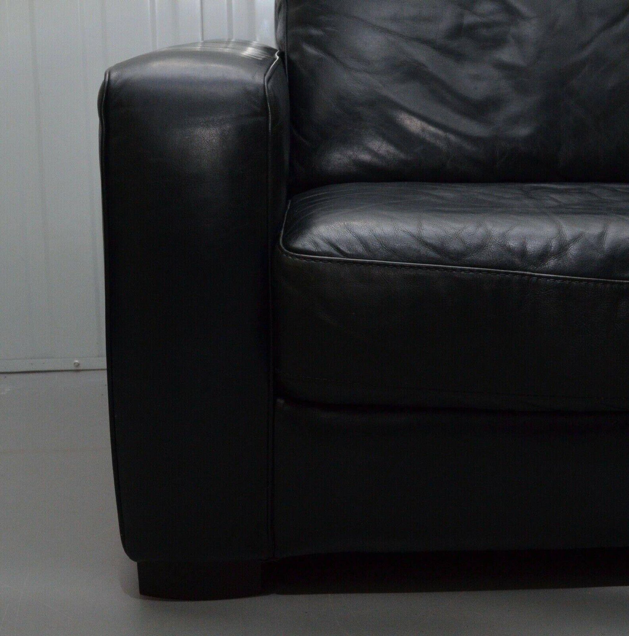 Canapé 2 places en cuir Natuzzi avec fauteuil