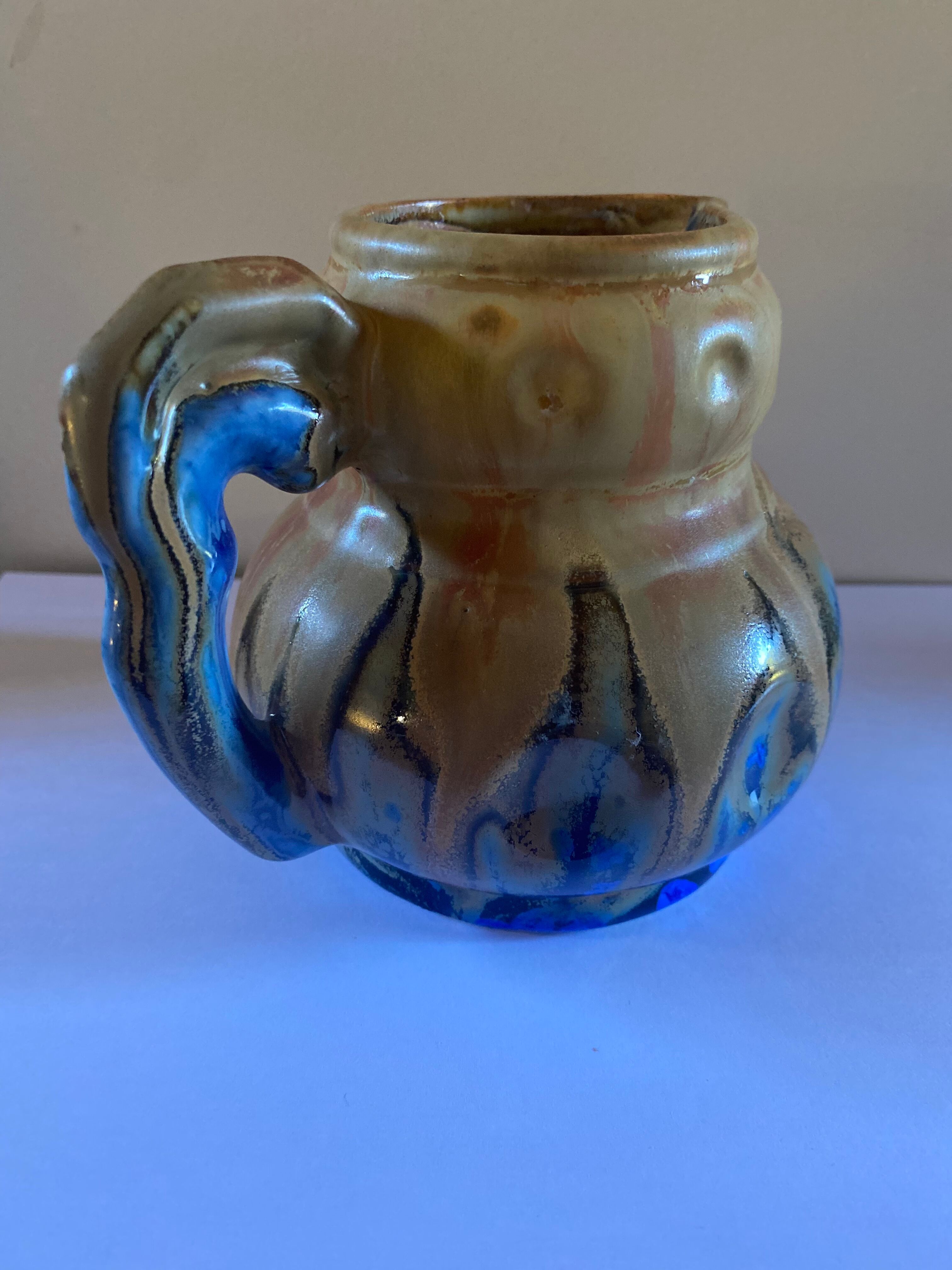 Pitcher, manufacture Méténier, circa 1930