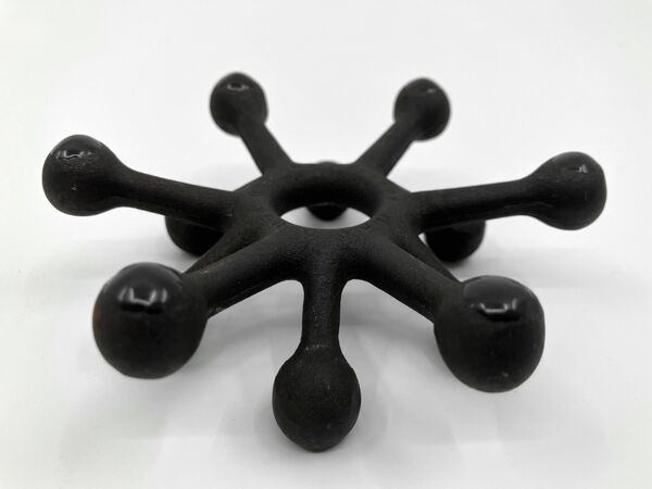 Bougeoirs chandeliers ''the spider'' en fonte • Dansk Designs • 1962