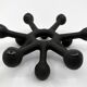 "The Spider" Cast Iron Candlesticks • Dansk Designs • 1962