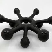 "The Spider" Cast Iron Candlesticks • Dansk Designs • 1962