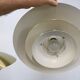 Rare golden pair of Danish design lamps  - great condition.