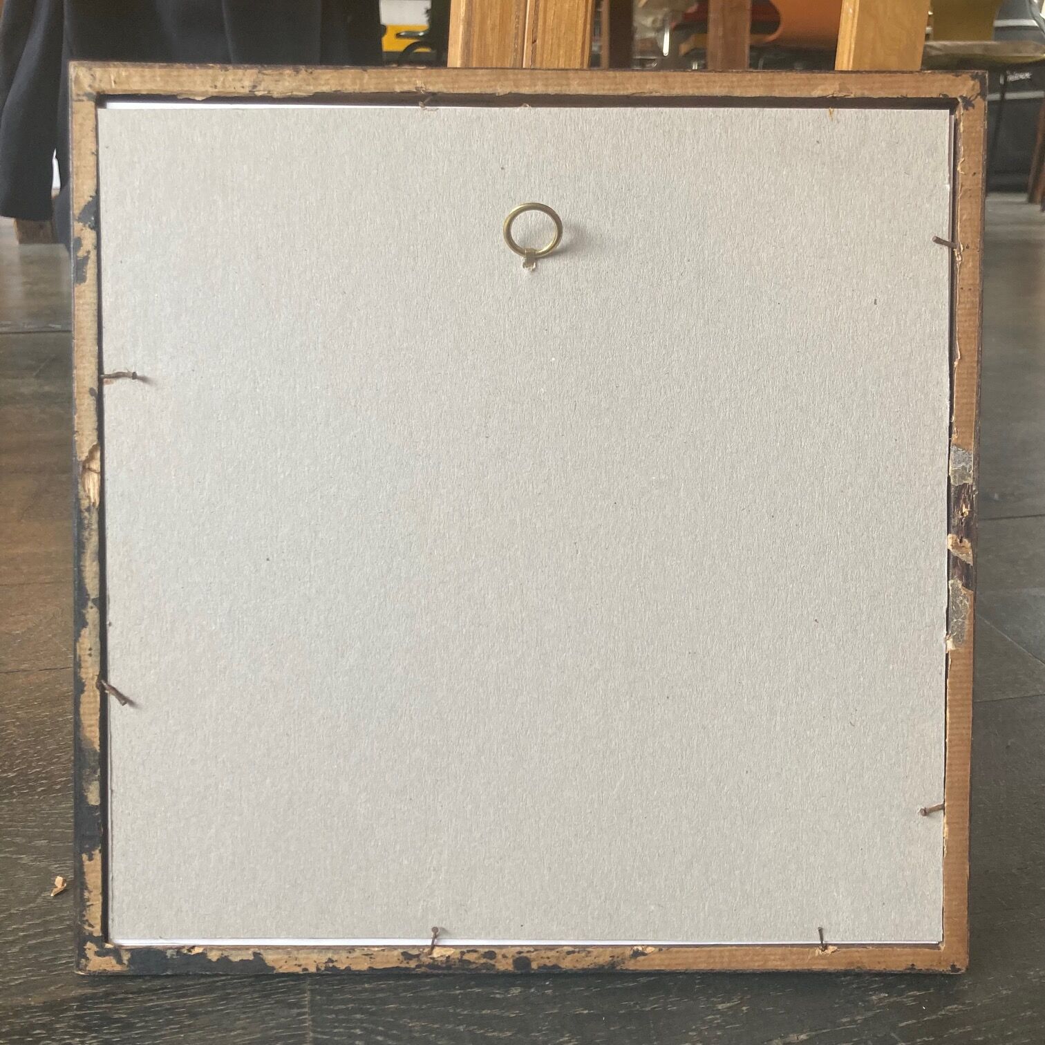 Drawing in blue ink by a teenage girl