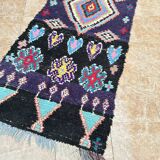 Vintage Boucherouite hallway rug