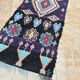 Vintage Boucherouite hallway rug