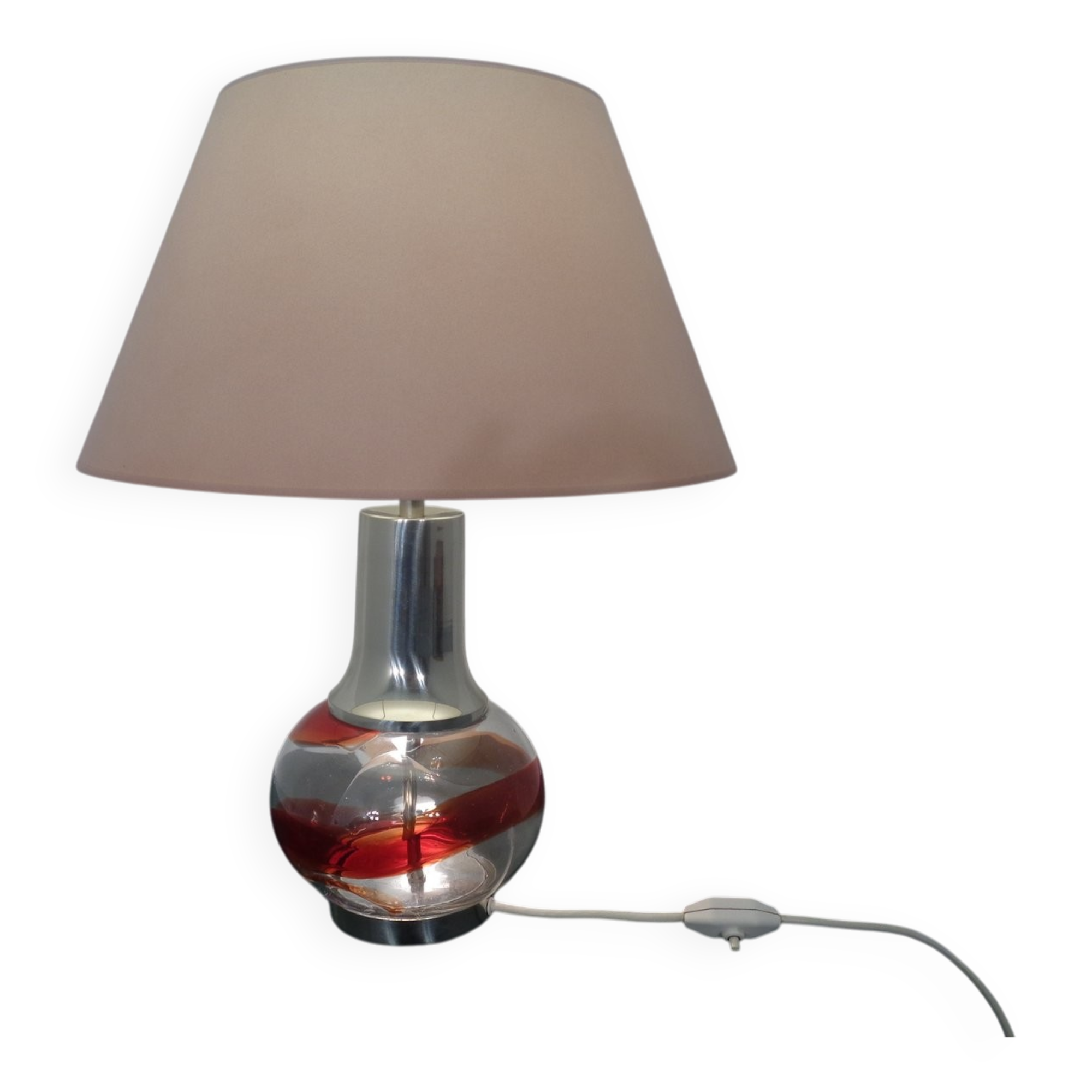 Italian glass floor lamp, 1970s