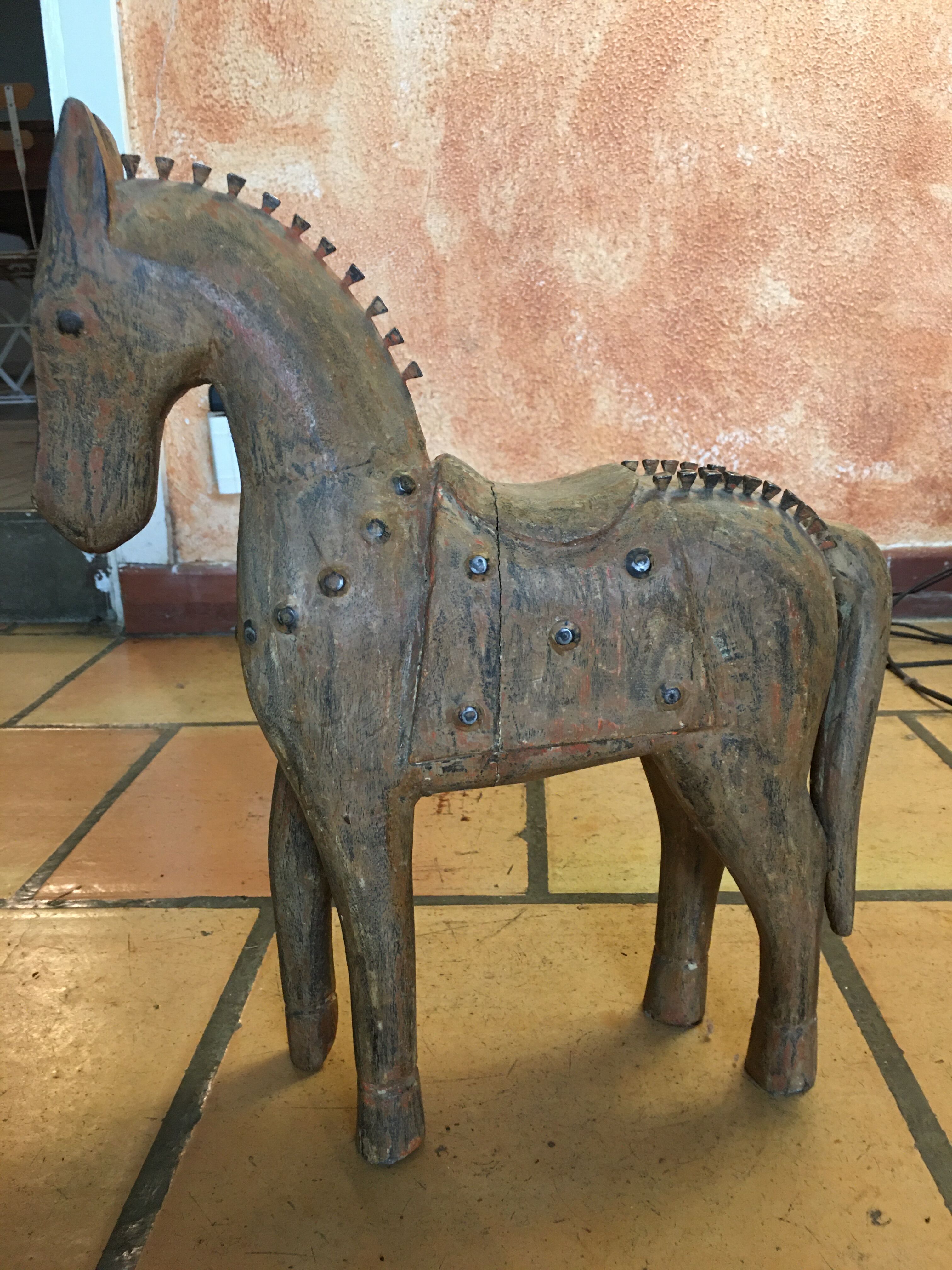Small wooden horse