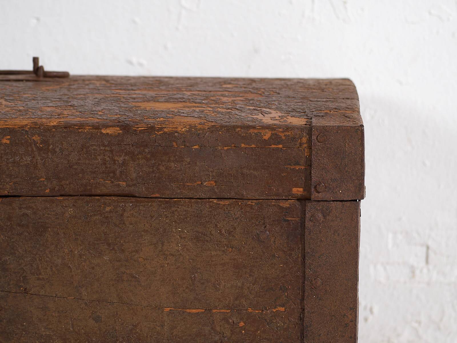 Antique metal frame chest (c.1920) #3